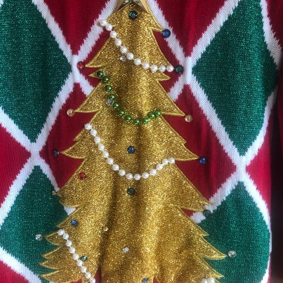 Celebrate Together Women’s Ugly Christmas Sweater Dress - Picture 2 of 4